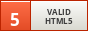 Valid HTML5